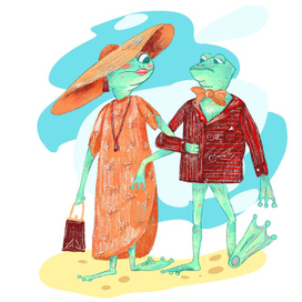 Супруги на отдыхе