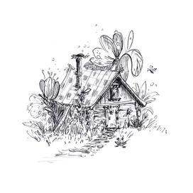 Домик в траве