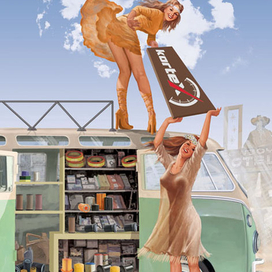  Хиппи в стиле Пин-Ап