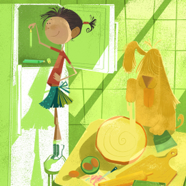 Пирог с карандашами