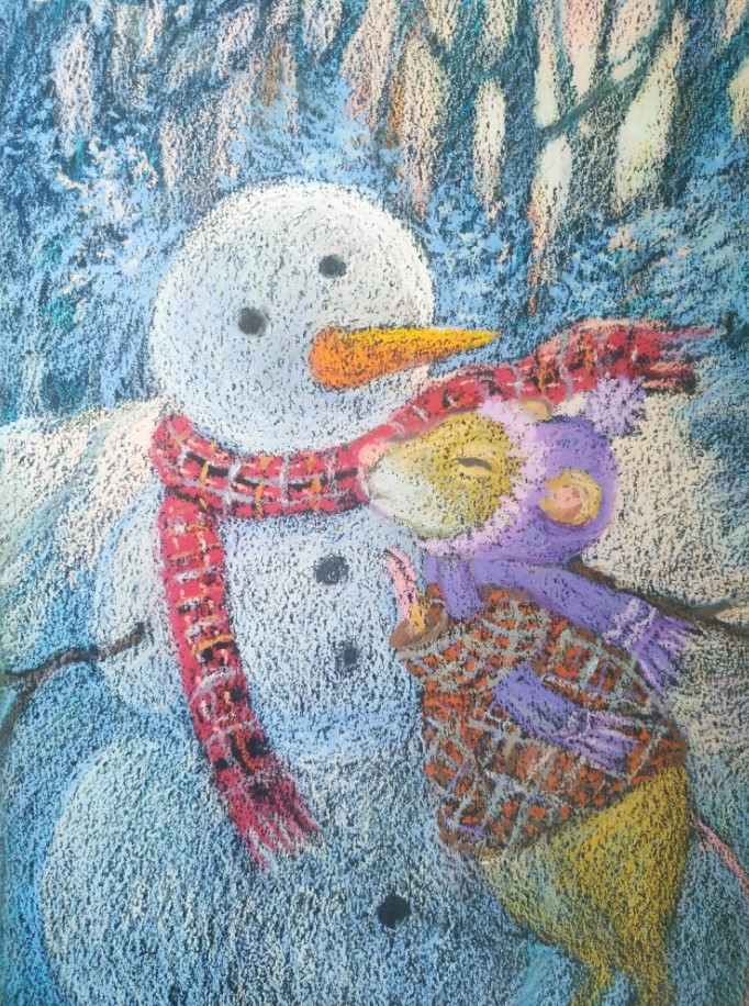 Иллюстрация "Мышонок и четыре сезона"