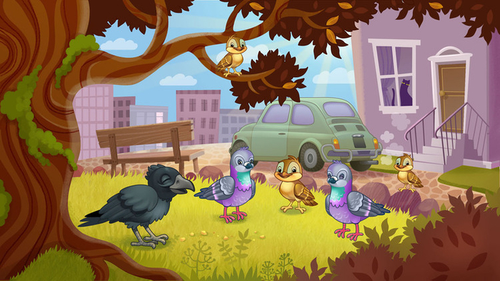 Городские птицы