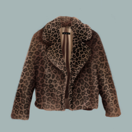 Куртка с леопардовым принтом 