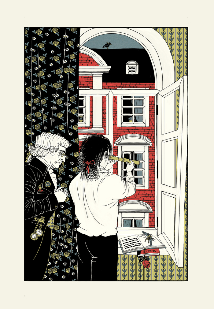 Иллюстрация-1 к Э. Т. А. Гофману "Песочный человек" / E. T. А. Hoffmann "Der Sandmann