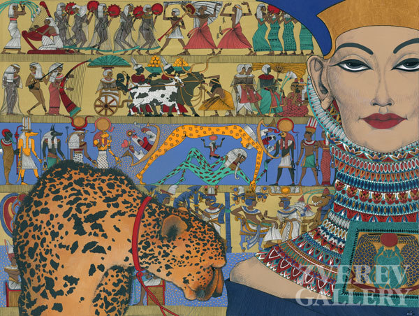 "Нефертити--2"("Галерея В.\Зверева".2011г.)