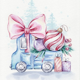 Детский Пикапчик с игрушками