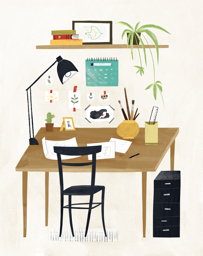 Рабочее место иллюстратора