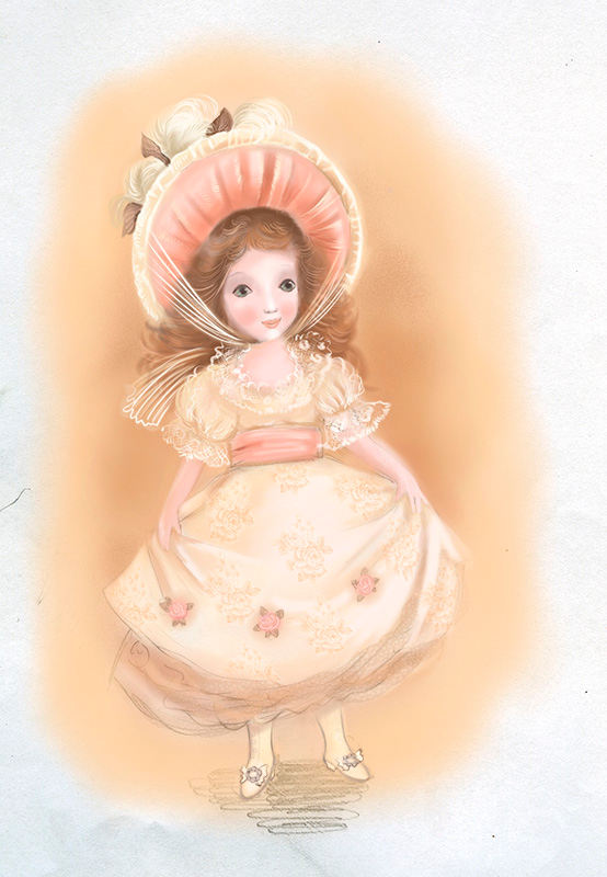 Девочка в розовой шляпке