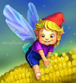 Эльф и кукуруза