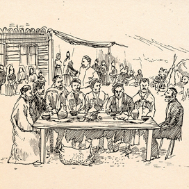 Супра - грузинское застолье