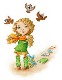 Лидос идет в школу