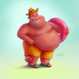 Толстячок на отдыхе