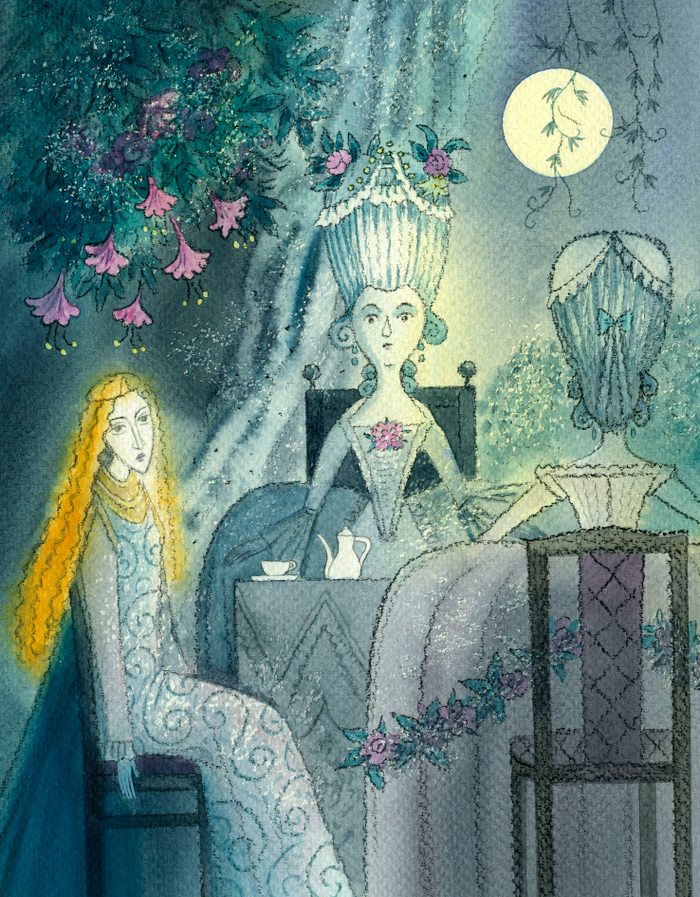 Елена Данько "Деревянные актеры" иллюстрация