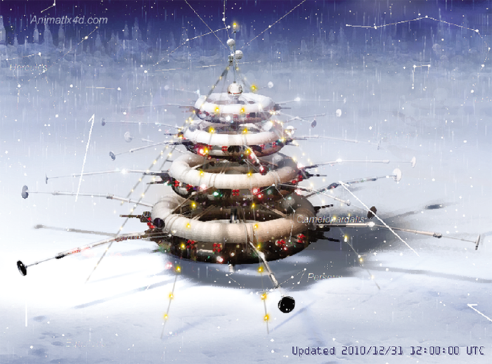 Christmas card for ANIMATIX 4D STUDIO