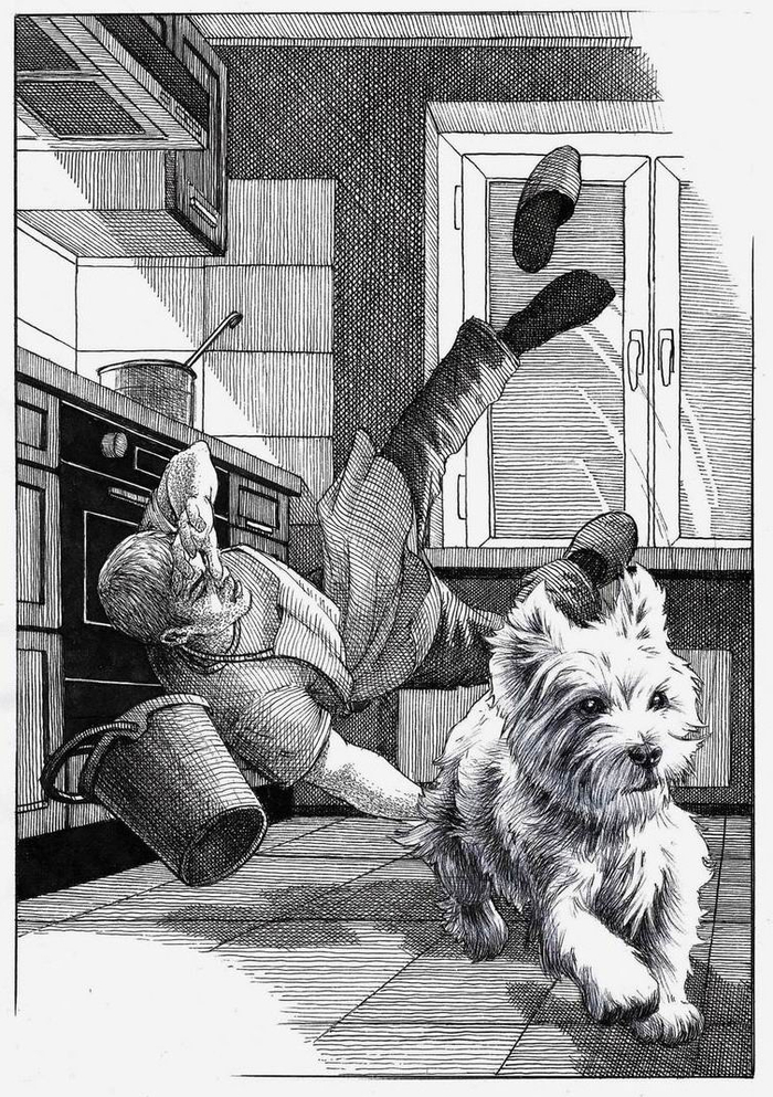 Мужик на кухне