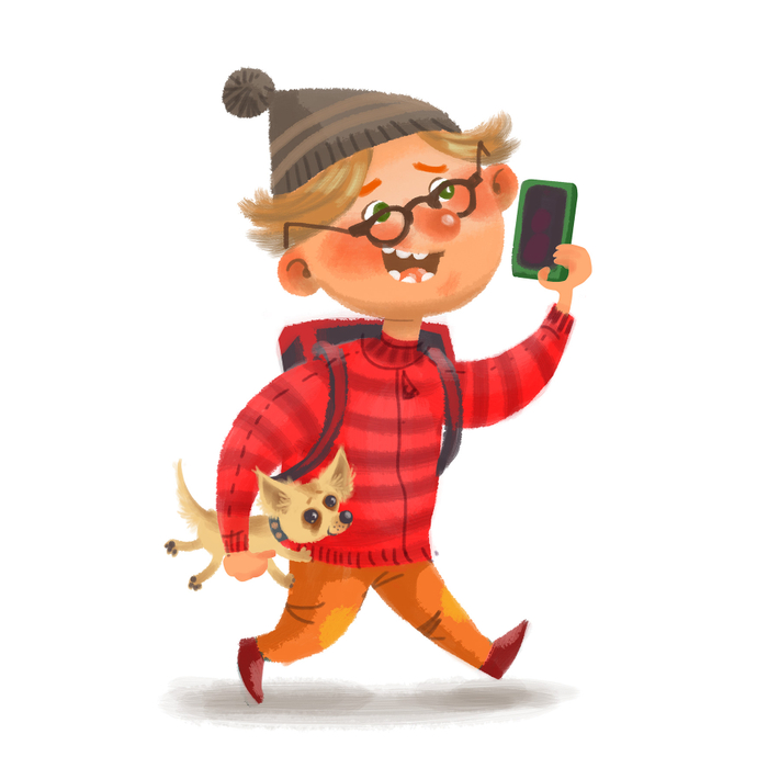 Дядя с собачкой