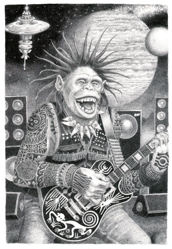 Рок концерт. Где-то в далекой галактике.