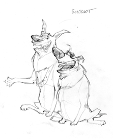 Разработка персонажей к м\ф "Белка и Стрелка. Звездные собаки"