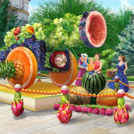 Иллюстрация для календаря компании ArtFruit