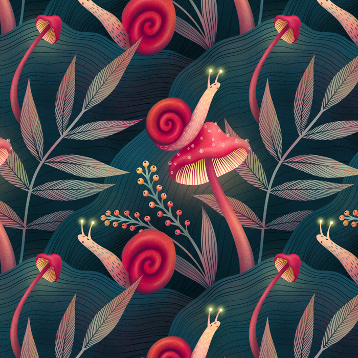 Улитки в лесу