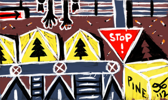 Аварийная остановка конвейера на Железногорском Псевдоёлочном Комбинате (ЖПК)