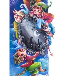  Иллюстрация к сказке Г.Х. Андерсена "Снежная королева"