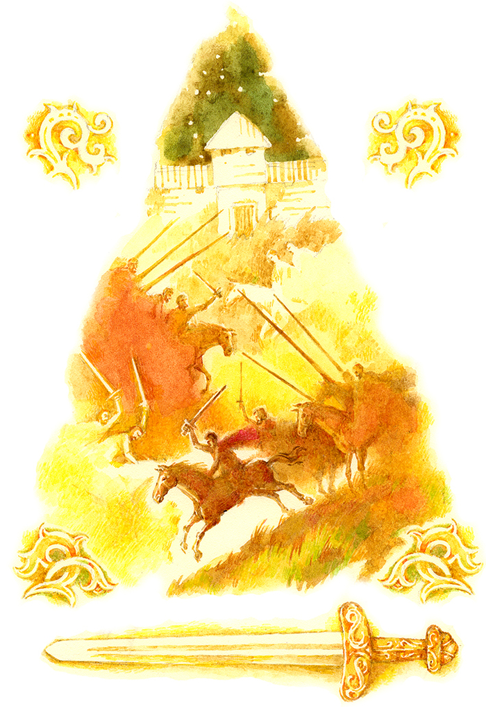 иллюстрация к книге "Повесть про княгиню Рагнеду"