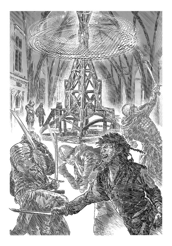 Дорога в сказку, Иллюстрация № 16 - Бой с саркарами.