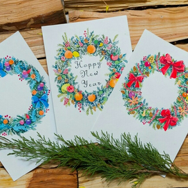 новогодние венки