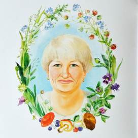 Первый разворот, портрет автора