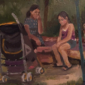 продавщицы арбузов (фрагмент)