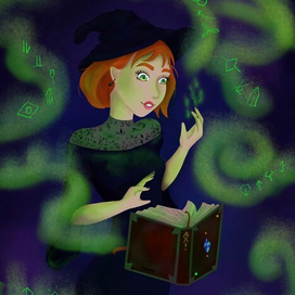 Колдующая ведьма