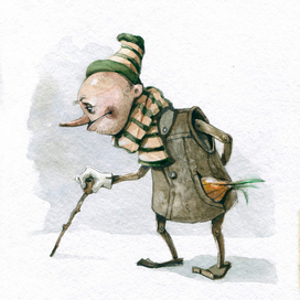 "В поликлинику." (Буратино. 60 лет спустя...)