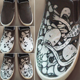 Роспись на кедах