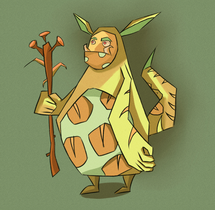 скетч персонажа