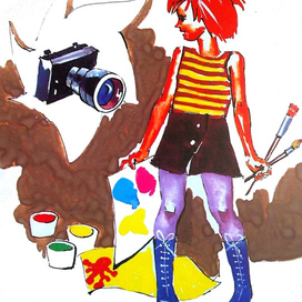 Девочка-фотограф