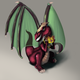 дракон и корона