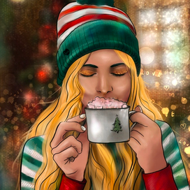 Девушка с какао 