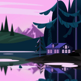 Векторный пейзаж