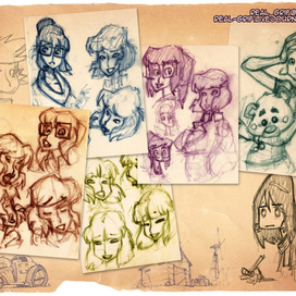 Наброски в дороге.