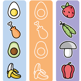 Векторные иконки продуктов