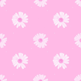 Ромашки в розовом