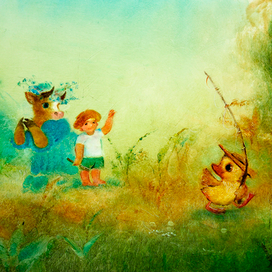 "Приглашение на уху" Автор: Кушак Юрий Наумович