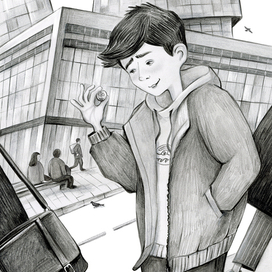 Иллюстрация к повести "Наследник Кукулькана"