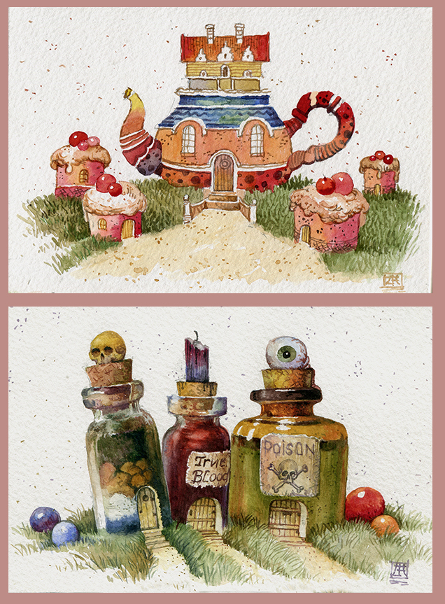 Акварельки-коротульки 2