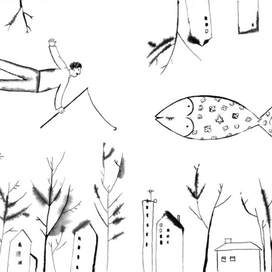 Книжка К.НЁСТЛИНГЕР / Christine NOSTLINGER book (какую рыбу ловит папа?)