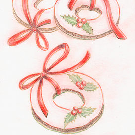 Новогоднее печенье