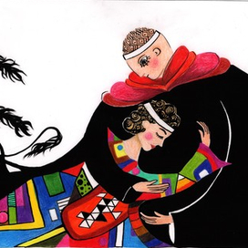 Фрагмент иллюстрации 7 из серии к сказке "Леший"