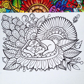 заяц в цветочном саду