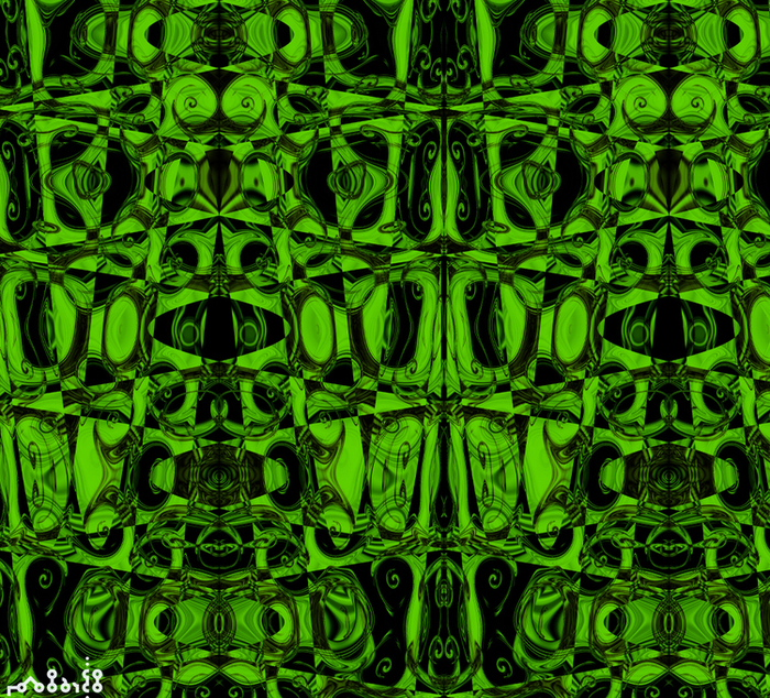 "Картина в зелёных тонах"